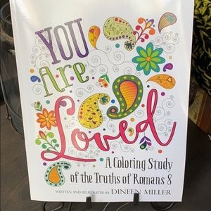 YOU ARE LOVED Adult Coloring Book & Bible Study